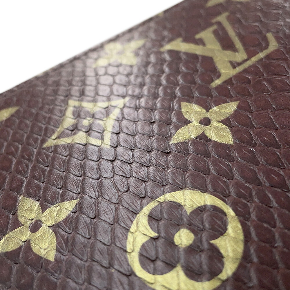 Louis Vuitton Monogram Python Zippy Wallet Round … - image 5
